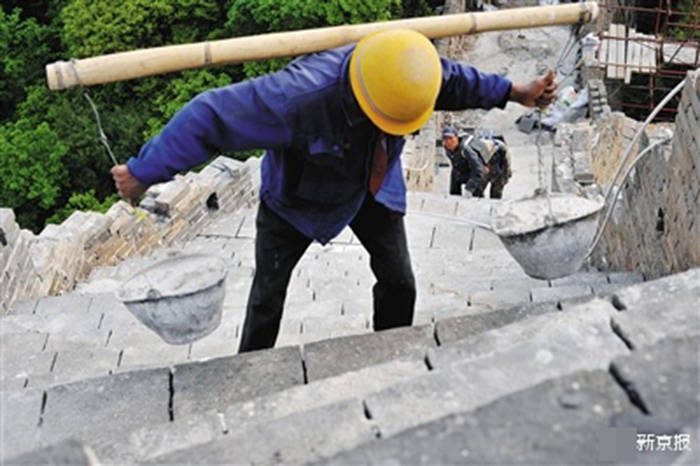 jiankou great wall restoring