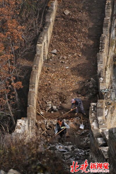 jiankou great wall restoring