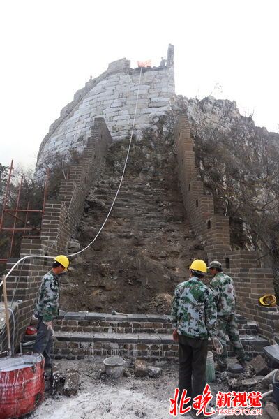 yingfeidaoyang, jiankou great wall restoring