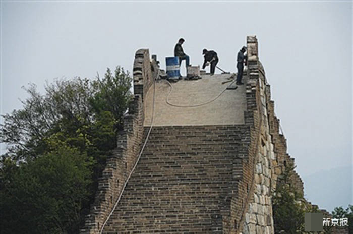 jiankou great wall restoring