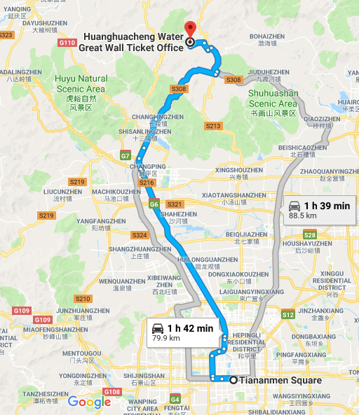 beijing licensed cab, taxi to mutianyu great wall of china, car service with english taxi driver, private day tour, day trip